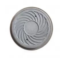 Люк чугун дождевой канализации (Д) ЛУ (Легкий усиленный) А30 круглый m=51кг h=65мм ГОСТ 3634-2019 ДПК