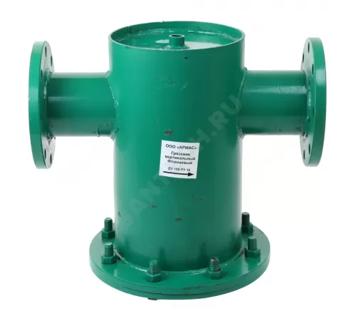 Грязевик вертикальный сталь Ду 100 Ру16 фл АРМАС
