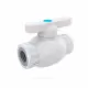 Кран шаровой PP-R полнопроходной белый Дн 20х1/2" ВР RTP (РосТурПласт) 16207