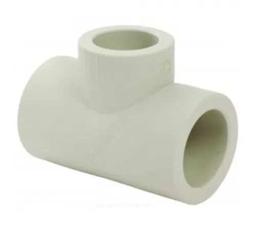 Тройник PP-R переходной серый Дн 90х75х90 внутренняя пайка VALFEX 10907590Г