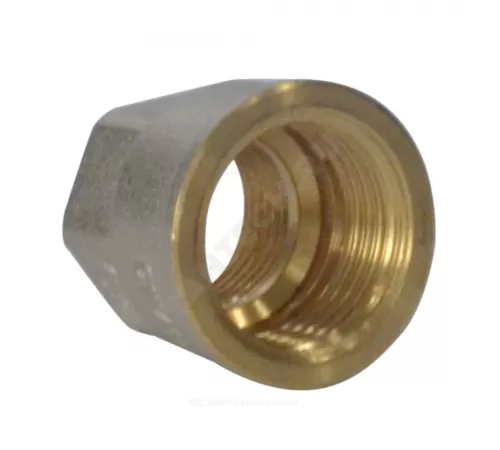 Муфта латунь никель переходная Ду 25х20 (1"х3/4") ВР/ВР 9019 ГОСТ 32585-2013 Aquasfera 9019-03