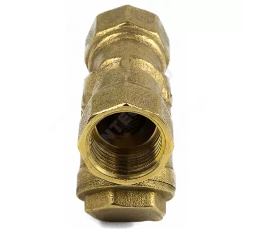 Фильтр магнитный сетчатый Y-образный латунь Ду 25 Ру20 1" ВР 4006 с отверстием под пломбу с пробкой Aquasfera 4006-03