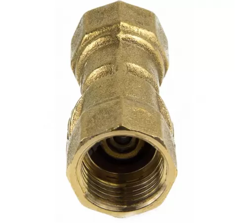 Фильтр магнитный сетчатый Y-образный латунь Ду 25 Ру20 1" ВР 4006 с отверстием под пломбу с пробкой Aquasfera 4006-03