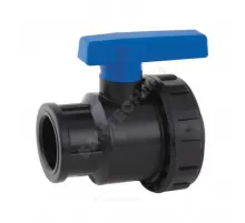 Кран шаровой компрессионный 2"x2" ВР/ВР Ру10 RTP (РосТурПласт) 16466