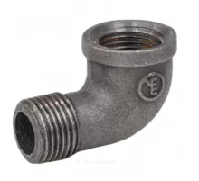 Угольник проходной чугун Ду 32 (1 1/4") ВР/НР Fittex PLUS