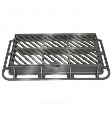 Дождеприемник чугун ДБ2 (большой) В125 прямоугольный m=38,5кг h=100мм ДБ2(В125)-2-37х78 ГОСТ 3634-2019