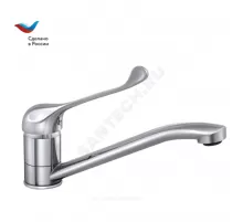 Смеситель для кухонной мойки хирургический локтевой одноручный Хирург Х-серия Славен СЛ-ОД-Х21