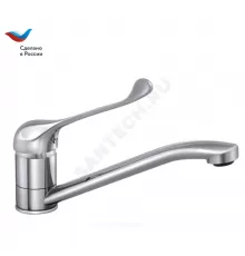 Смеситель для кухонной мойки хирургический локтевой одноручный Хирург Х-серия Славен СЛ-ОД-Х21