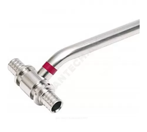 Тройник для подключения радиатора аксиальный нерж Дн 20х15х20 L=500мм RAUTITAN Rehau 12408611001