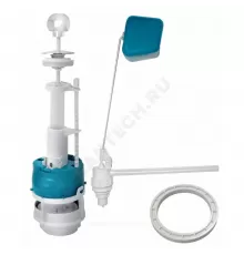 Арматура для бачка сливная/наливная АС2 1/2" боковое подключение шток белый Инкоэр И-Сба-Бм-Б-В