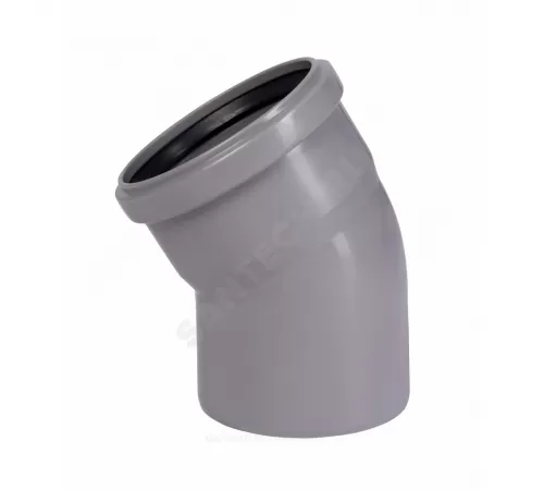 Отвод PP-H серый HT HTB Дн 125х30гр б/нап в/к Ostendorf 116110