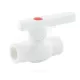 Кран шаровой PP-R белый Дн 20 внутренняя пайка OPTIMA VALFEX VALF 10145020