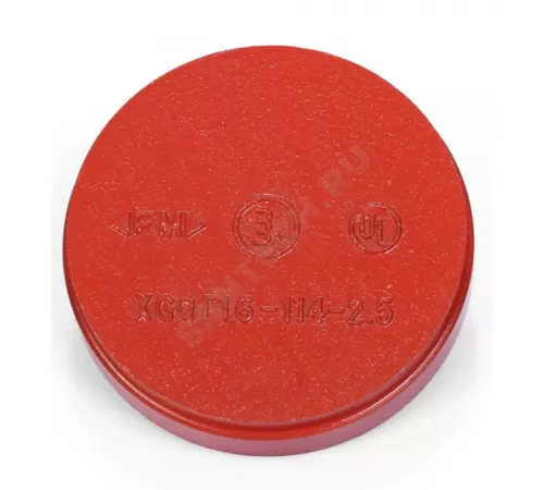 Заглушка под муфту грувлок ковкий чугун XGQT16 Ду80 (Дн89) Ру25 JIANZHI .