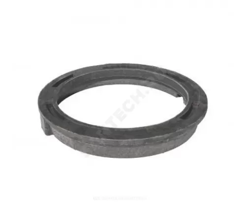 Люк полимер (средний) серый/черный круглый 760х630 h=110мм 125кН Сантехкомплект