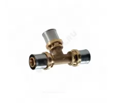 Тройник для МП/PE-X труб латунь пресс Дн 50 RM150 Giacomini RM150Y013