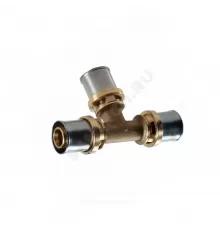 Тройник для МП/PE-X труб латунь пресс Дн 16 RM150 Giacomini RM150Y003