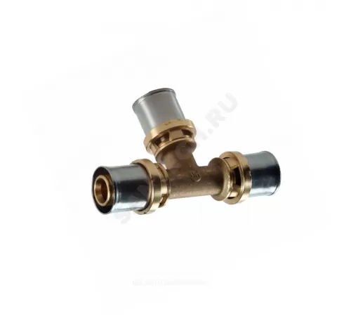Тройник для МП/PE-X труб латунь пресс Дн 26 RM150 Giacomini RM150Y009