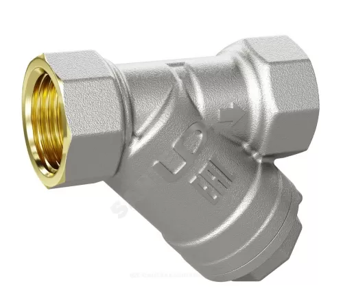 Фильтр сетчатый Y-образный латунь никель Ду 15 Ру40 1/2" ВР Pride LD 57.100.15