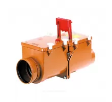 Клапан обратный канализационный коричневый Дн 160 б/нап HL 715.2