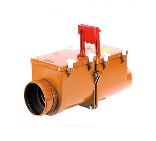 Клапан обратный канализационный коричневый Дн 160 б/нап HL 715.2