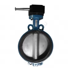 Затвор дисковый поворотный чугун Ду 300 Ру25 межфл с редуктором диск нерж манжета EPDM EURO Benarmo