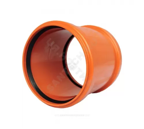 Муфта НПВХ ремонтная коричневая Дн 160 б/нап в/к Агригазполимер