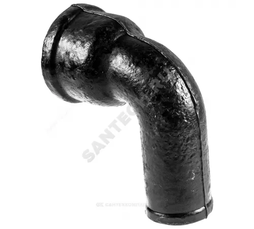 Колено чугун канализационное Ду 50х90гр б/н ГОСТ 6942-98