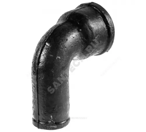 Колено чугун канализационное Ду 50х90гр б/н ГОСТ 6942-98