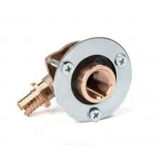 Водорозетка для PE-X труб аксиальная бронза Дн 16х1/2"х28 ВР для гипсокартона RX+ Рехау 14563743001