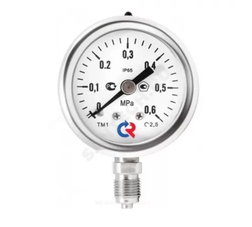 Манометр под гидрозаполнение ТМ-221Р.00 радиальный Дк50мм 0-0,4 МПа кл.2,5 G1/4" Росма 00000000606