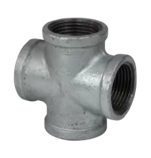 Крест прямой чугун оц Ду 15 (1/2") ВР/ВР Fittex PLUS