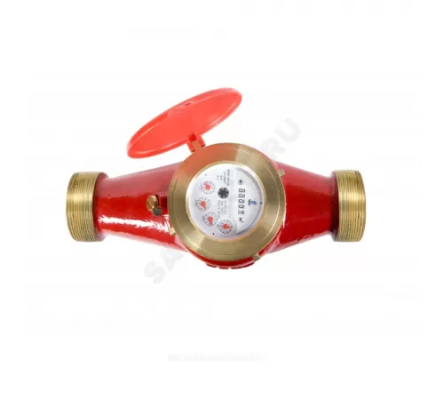 Счётчик г/в и х/в крыльчатый многоструйный Ду 50 Ру16 120С L=300мм резьба В/К IP67 ВСКМ 90 исполнение "Атлант" Декаст 72-50-266