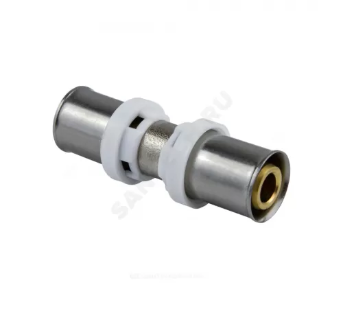 Муфта МП латунь никель пресс Дн 16 ГОСТ 32415-2013 8003 Aquasfera 8003-01