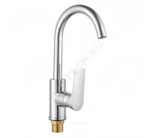 Смеситель для кухонной мойки ручка сбоку одноручный ПСМ-400 Профсан PSM-400-3