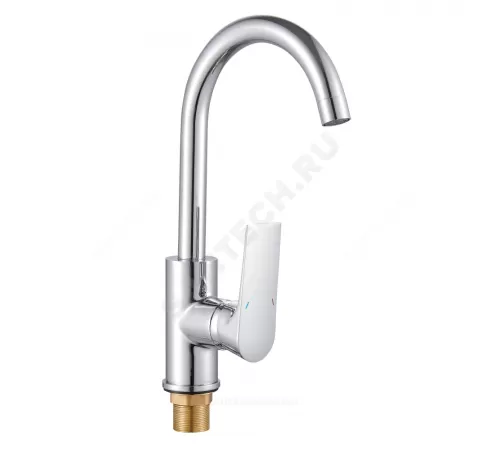 Смеситель для кухонной мойки ручка сбоку одноручный ПСМ-400 Профсан PSM-400-3