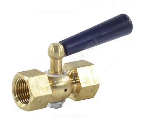 Кран для манометра 3-ходовой латунь Ду 15 Ру25 ВР G1/2"-М20х1,5 с рукояткой без фланца Росма 00000006782