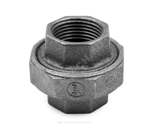 Комплект соединителя прямой американка+прокладка чугун Ду 25 (1") ВР/ВР Fittex PLUS