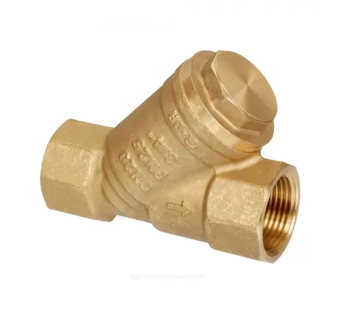 Фильтр сетчатый Y-образный латунь Ду 15 Ру25 Тмакс=130 oC 1/2" ВР FVR-R Ридан 065B8335R