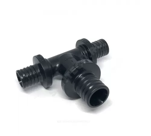 Тройник для PE-X труб аксиальный PPSU Дн 16х20х16 переходной РОС