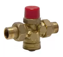 Клапан балансировочный автомат латунь R206A-1 Ду 15 G1/2" A Ру25 НР без ниппелей Giacomini R206AY103