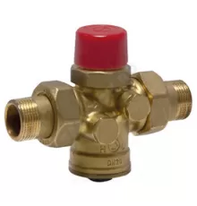 Клапан балансировочный автомат латунь R206A-1 Ду 15 G1/2" A Ру25 НР без ниппелей Giacomini R206AY103