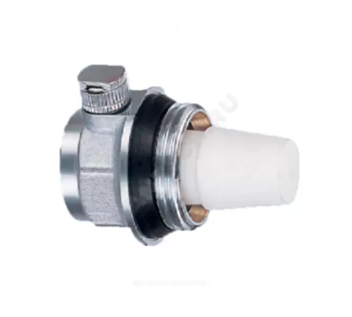 Кран Маевского автоматический латунь 5016 Ду 25 Ру10 G1" НР угловой правый для радиатора Aquasfera 5016-01