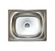 Мойка накладная 500х400х130мм сталь нержавеющая AISI 430 без сифона выпуск 1 1/2" Владикс V-407