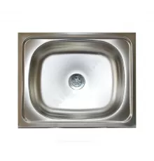 Мойка накладная 500х400х130мм сталь нержавеющая AISI 430 без сифона выпуск 1 1/2" Владикс V-407