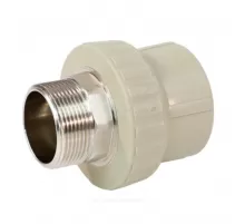 Муфта PP-R комбинированная под ключ серая Дн 40х1 1/4" НР VALFEX 10135040Г