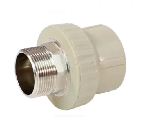 Муфта PP-R комбинированная под ключ серая Дн 40х1 1/4" НР VALFEX 10135040Г