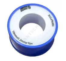 Лента ФУМ PTFE 10ммх0,075ммх8м катушка среда: вода SantechSystems