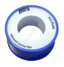 Лента ФУМ PTFE 10ммх0,075ммх8м катушка среда: вода SantechSystems