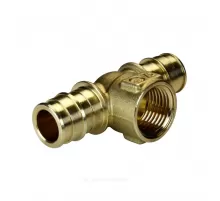 Тройник для PE-X труб радиальный латунь Дн 25х3/4"х25 ВР GX154 Giacomini GX154Y045