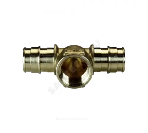 Тройник для PE-X труб радиальный латунь Дн 25х3/4"х25 ВР GX154 Giacomini GX154Y045